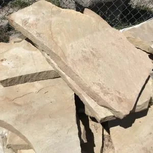 1 1/2" RANDOM SANDSTONE - NATURAL STONE - FLAGSTONE