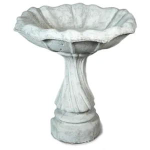 1154 BIRD BATH - LARGE SWIRL BASE, TULIP TOP