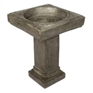 1178 BIRD BATH - SQUARE TOP